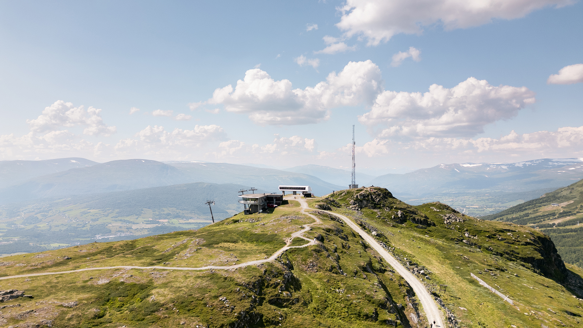 Oppdal Hovden sommer drone