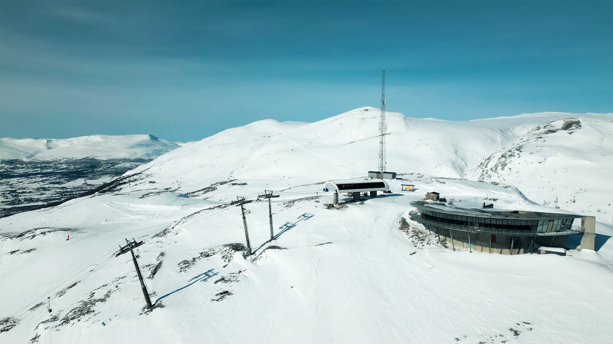 Oppdal the hill Hovden