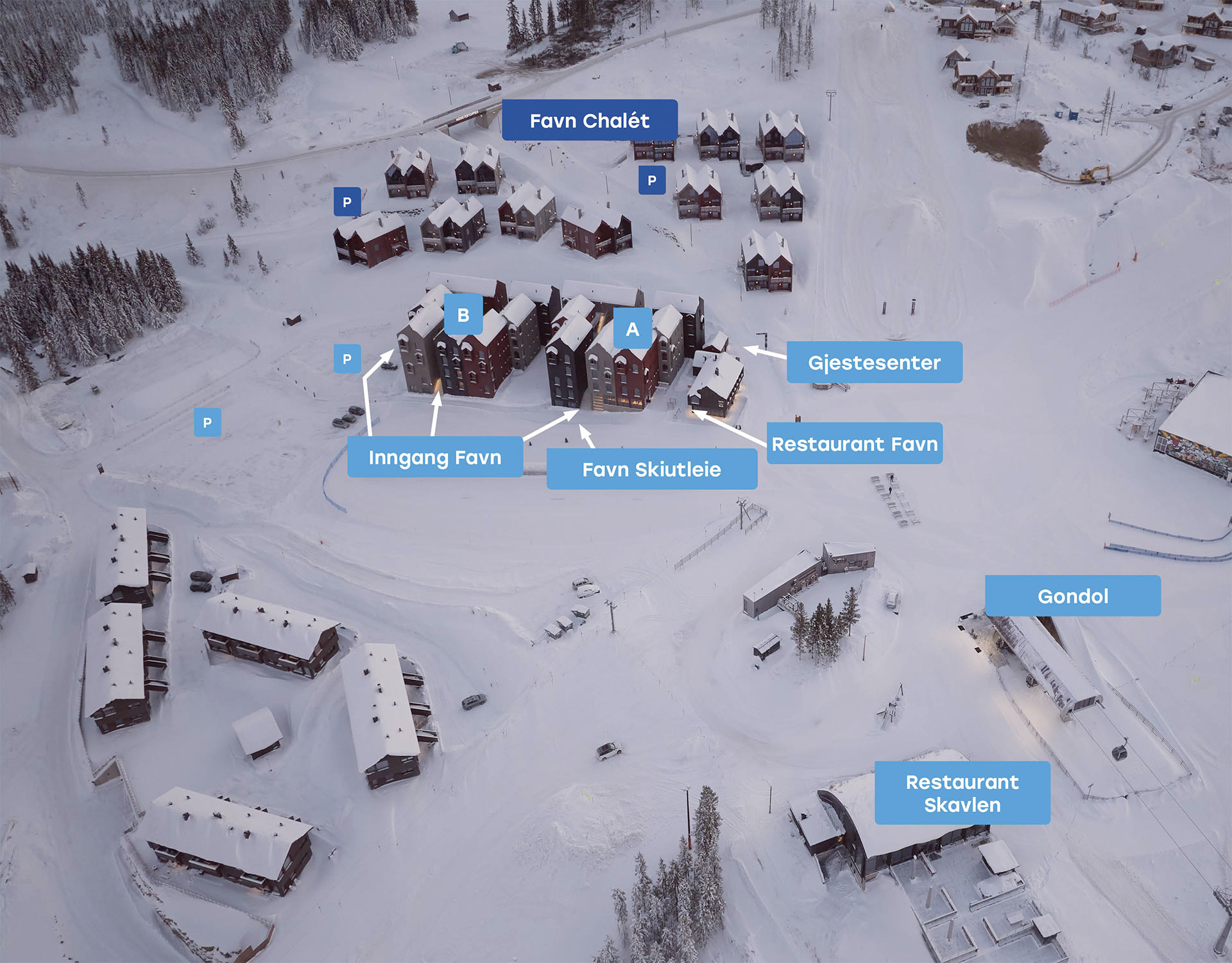 Oversikt parkering Favn