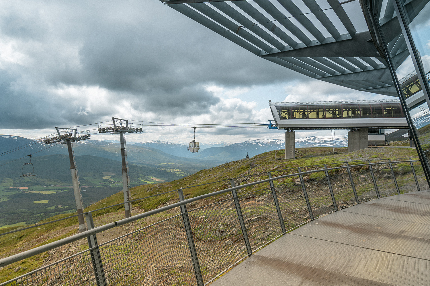 Oppdal The hill Hovden Sommer