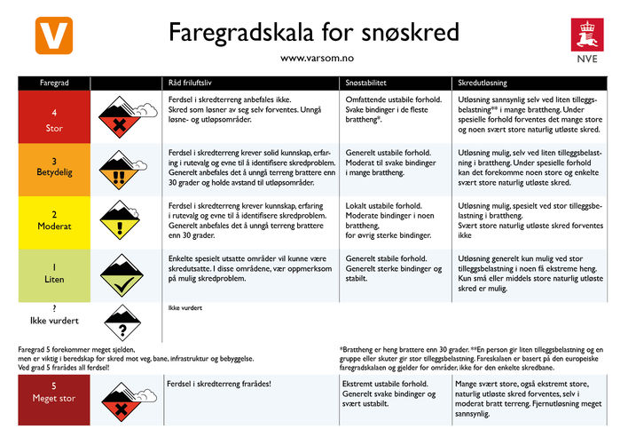 Skredfare-skala.