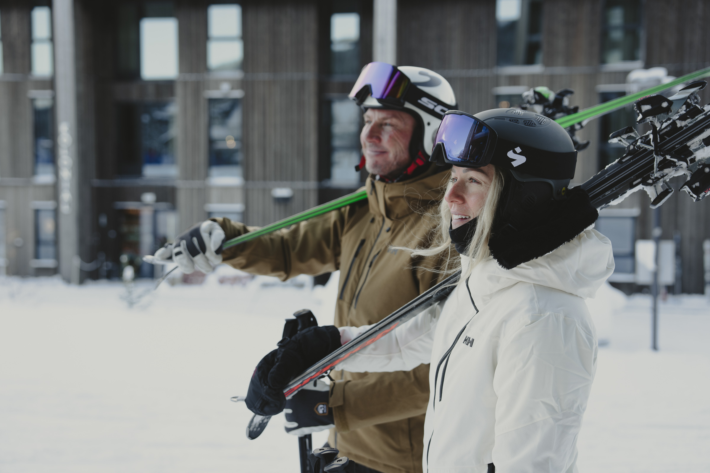 Ski kjærestepar