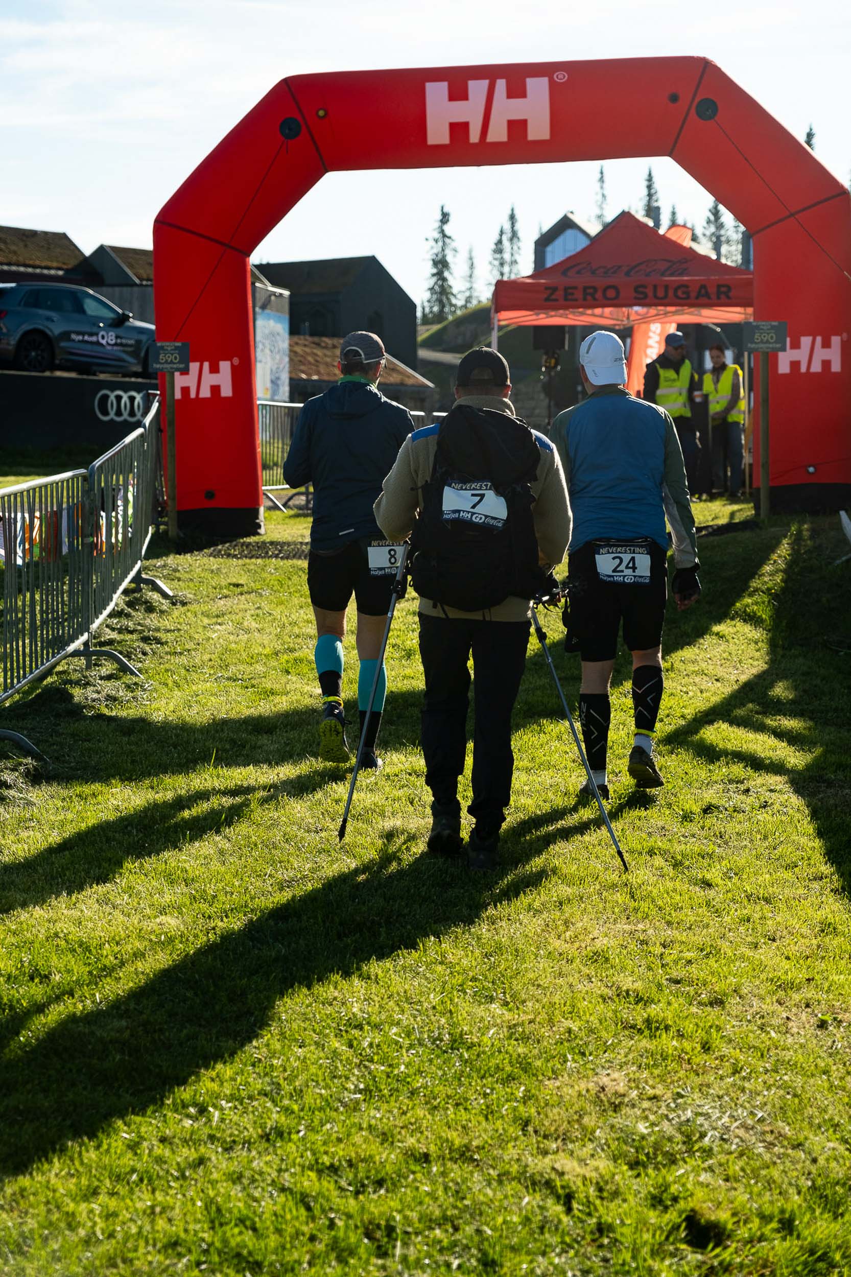 Neveresting målgang, 590 høydemetre