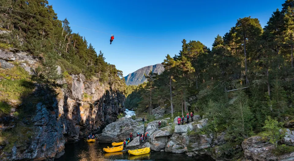 Opplev Oppdal zipline 