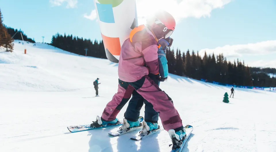 Hafjell ski barn familie sol