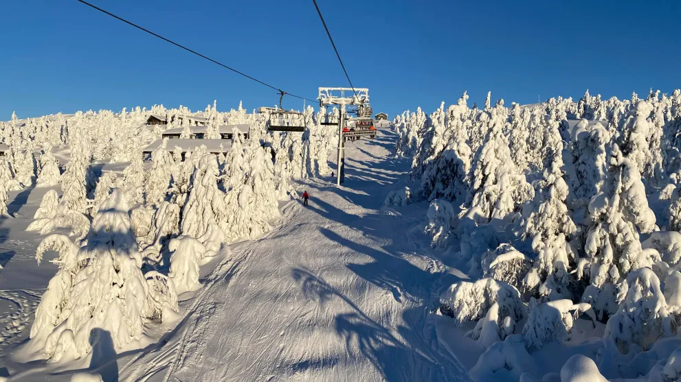 Januarstemning i Kvitfjell.