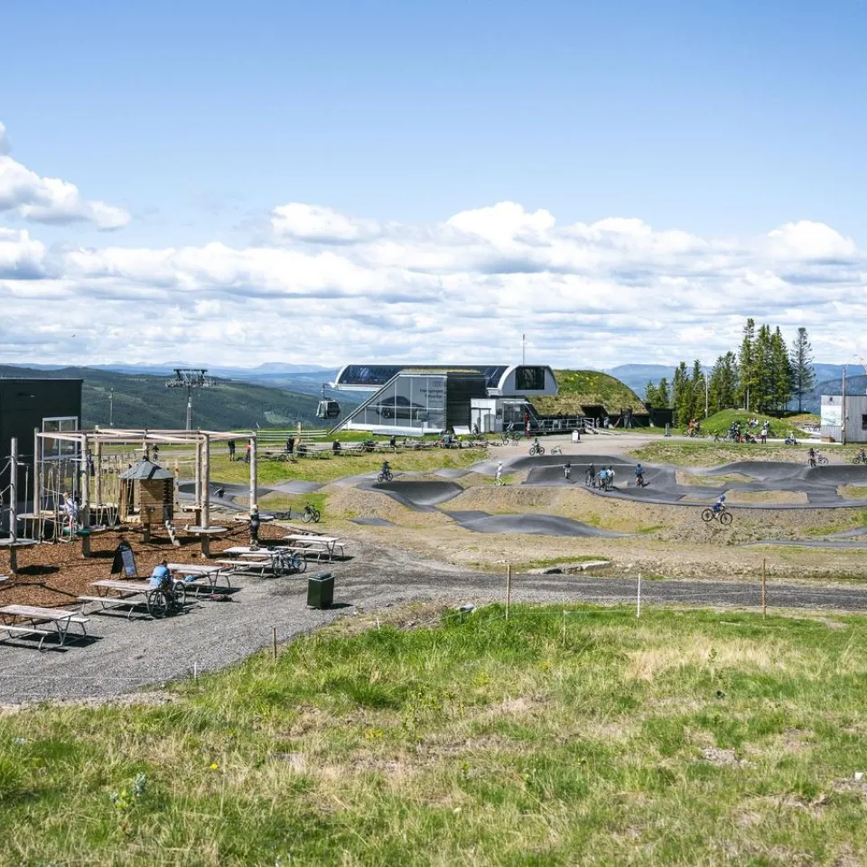 Einfache Fahrt mit der Gondolen Hafjell - Hin- und Rückfahrt