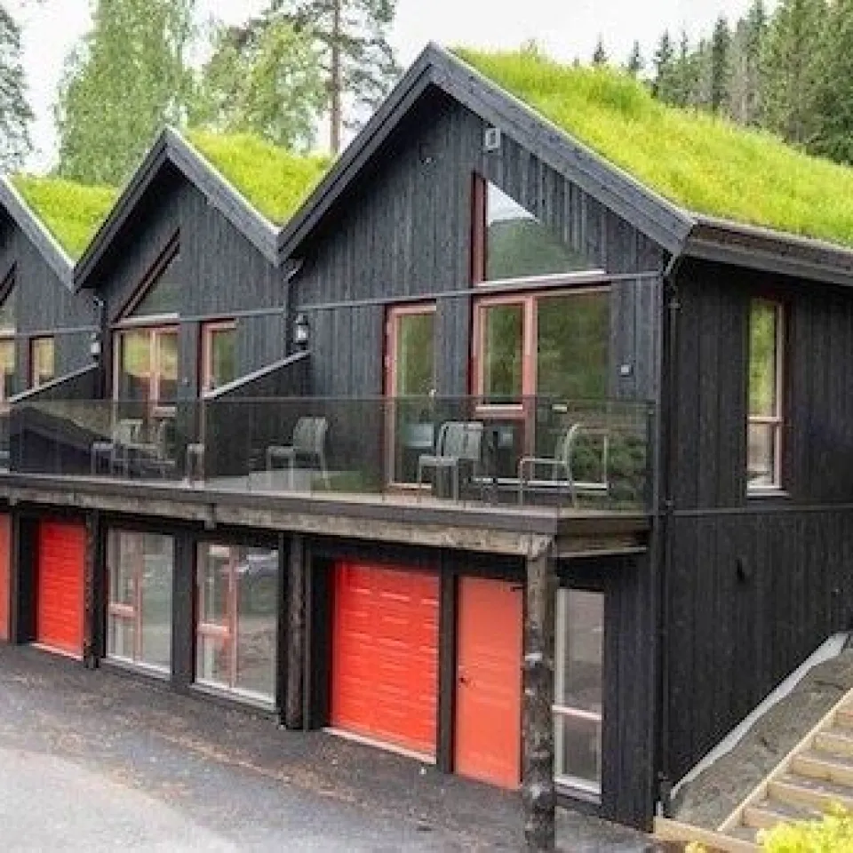 Hotellrom for 4 personer med dusj og wc