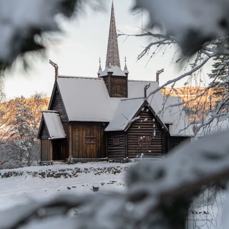 Vinter på Maihaugen - Friluftsmuseum