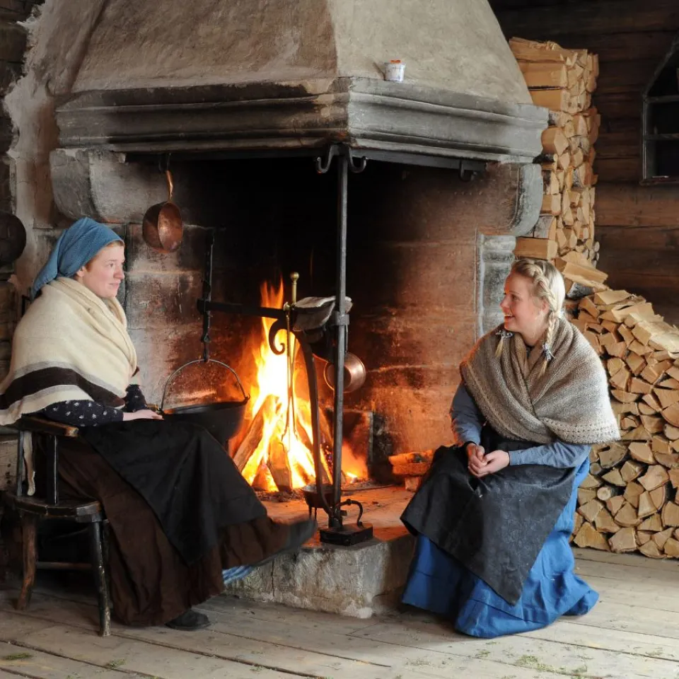 Vinter på Maihaugen - Friluftsmuseum