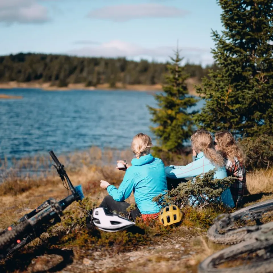 Guidet sykkeltur til Moksjøen