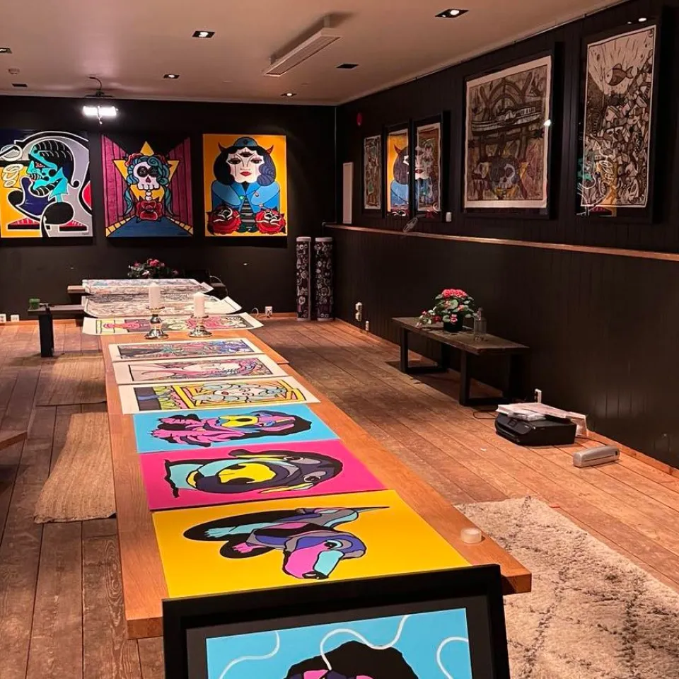 Paint and Sip i høstferien - Topp-caféen
