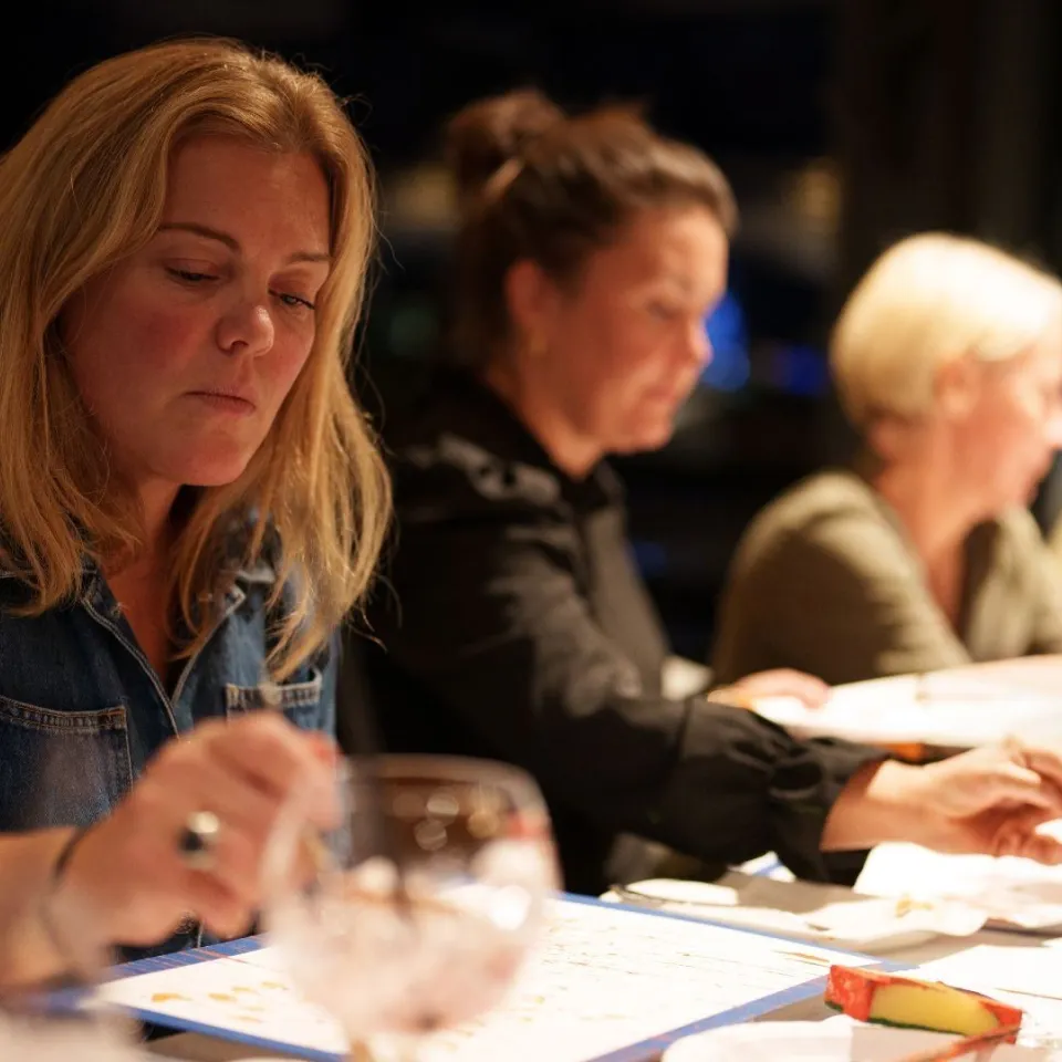 Paint and Sip i høstferien - Topp-caféen