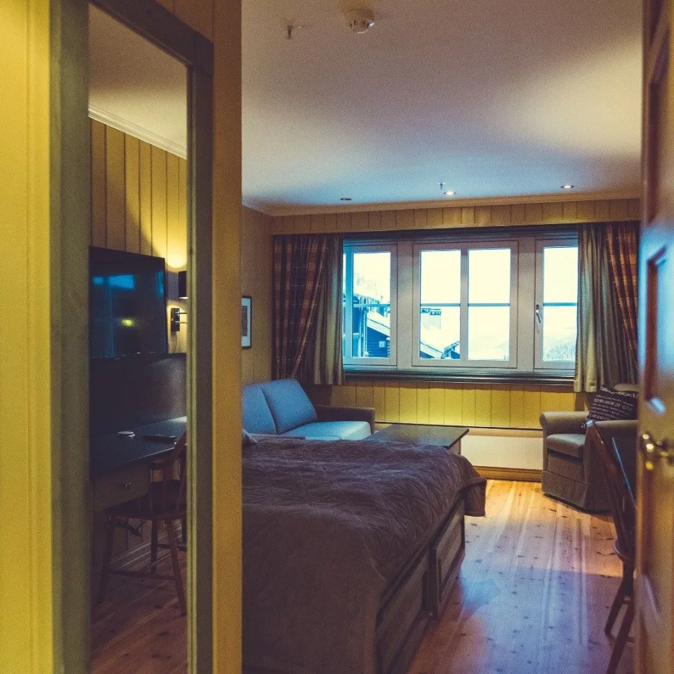 Familierom med utsikt