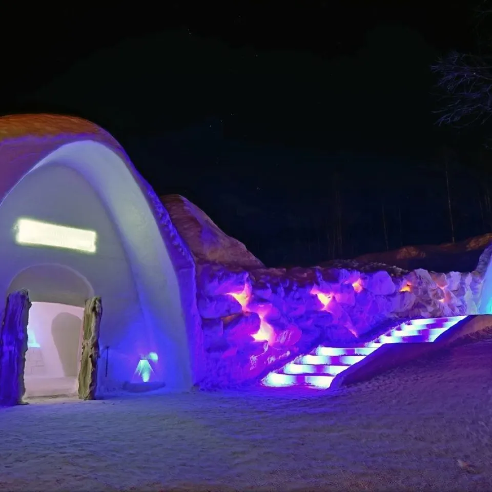 Pakke med overnatting i Snøhotellet Dobbeltrom