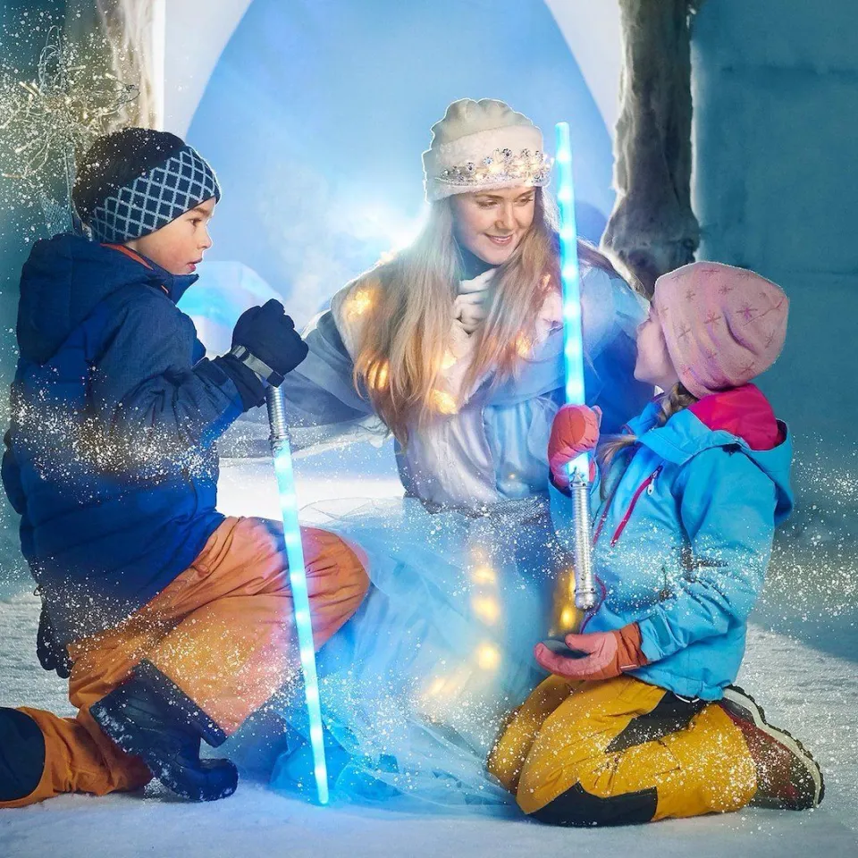 Pakke med overnatting i Snøhotellet Familierom