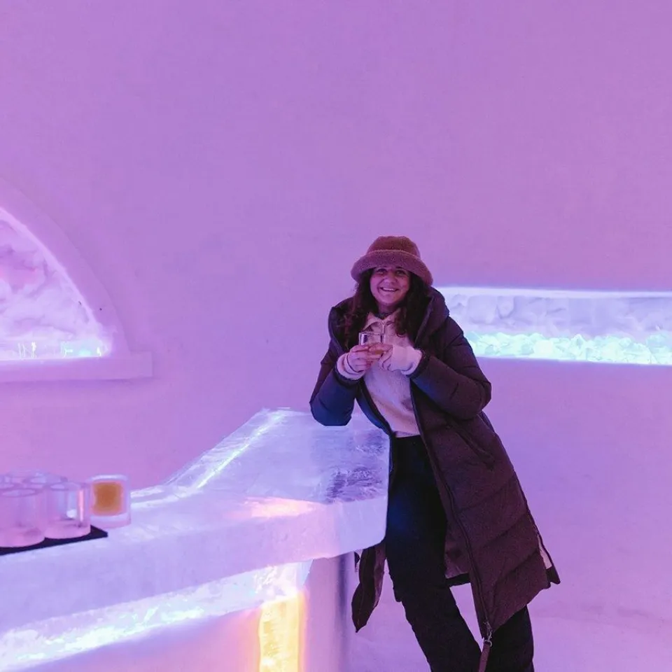 Pakke med overnatting i Snøhotellet Dobbeltrom