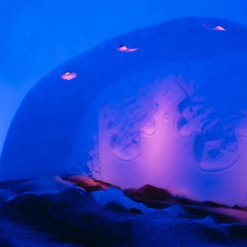 Pakke med overnatting i Snøhotellet Dobbeltrom