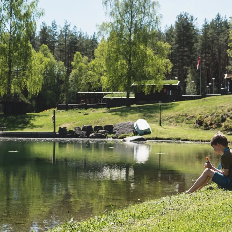 Helårshytte for 4 personer med dusj og wc