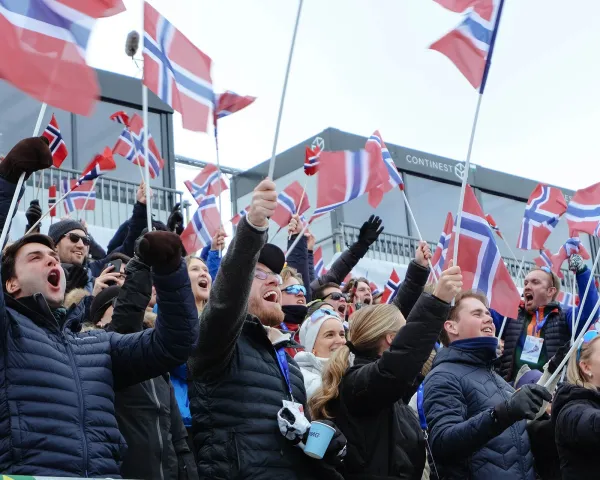 World Cup Hafjell stemning publikum