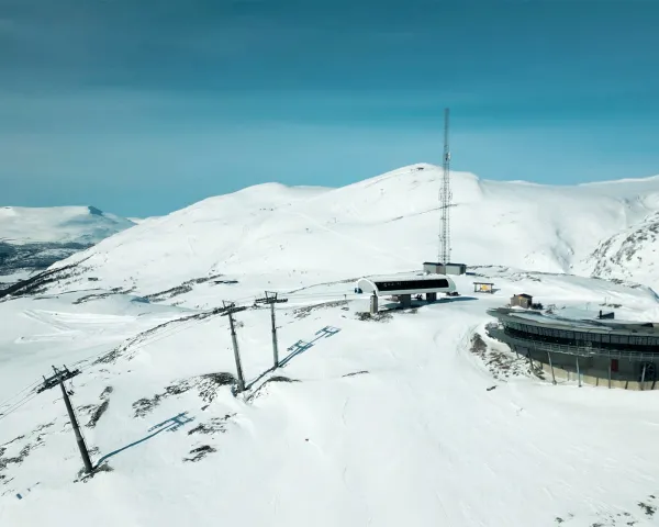Oppdal the hill Hovden