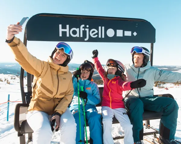 Familie i Hafjell