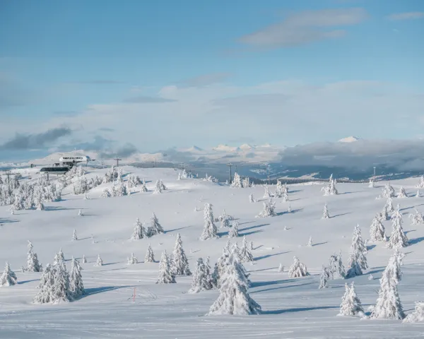Kvitfjell vinter