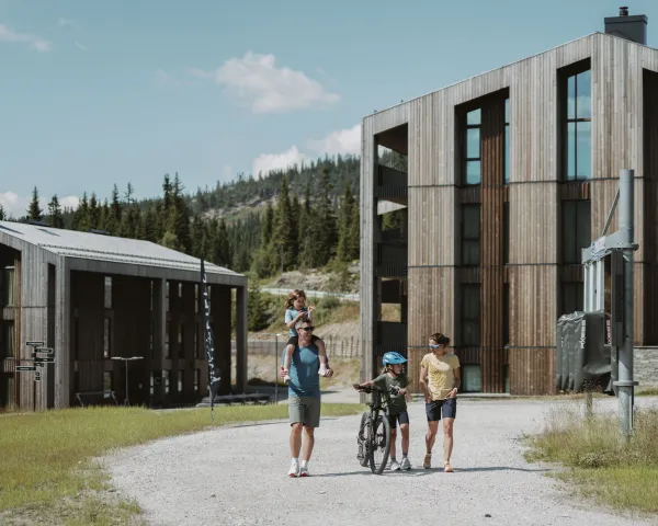 Yttersvingen Kvitfjell sommer familie