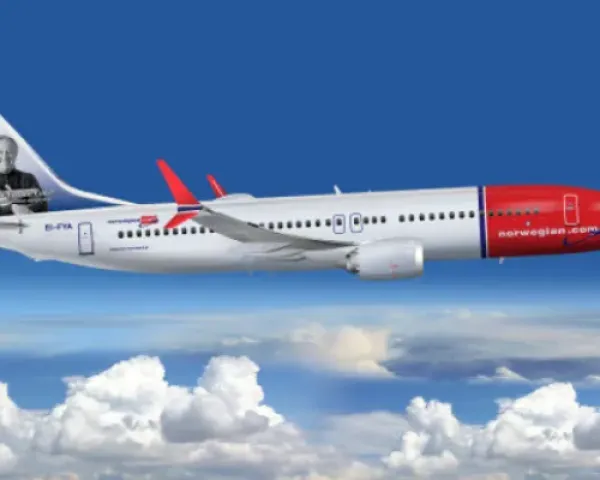 Norwegianfly i luften