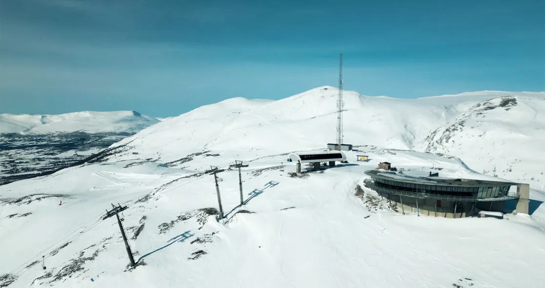 Oppdal the hill Hovden