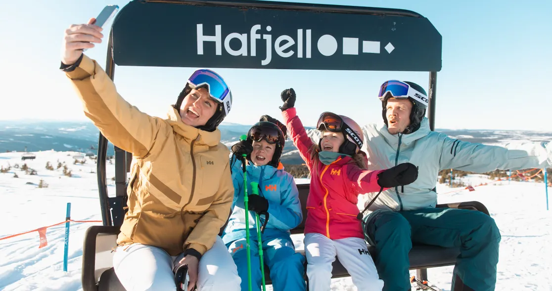 Familie i Hafjell