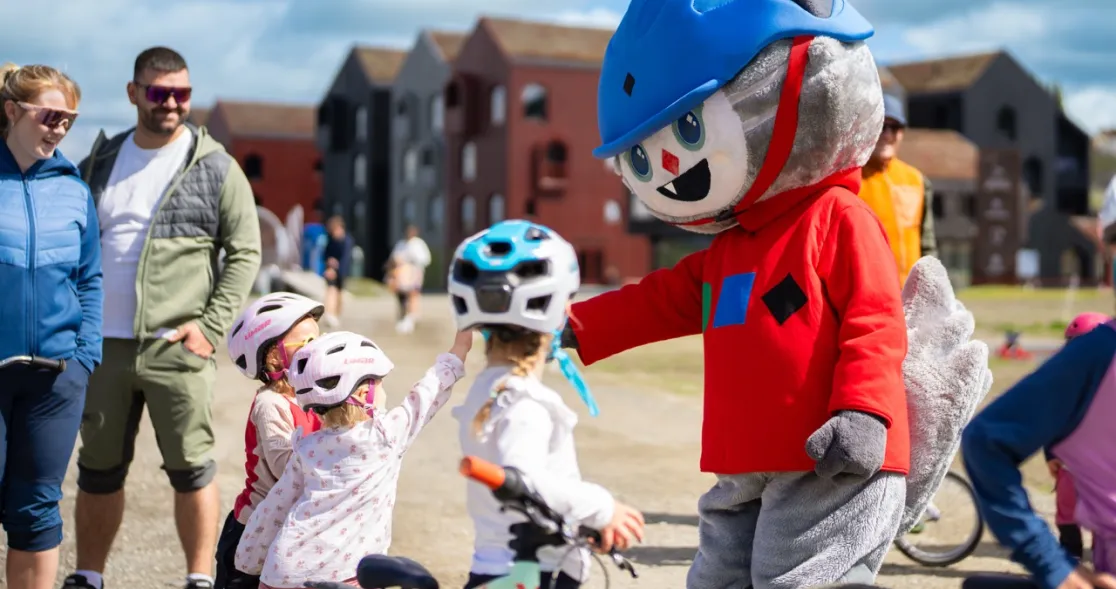 Familieferie i Hafjell med sykkling 