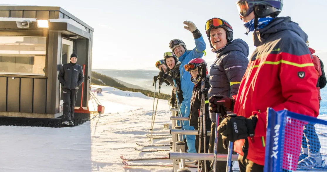 Heisvert hafjell ski vinter heis