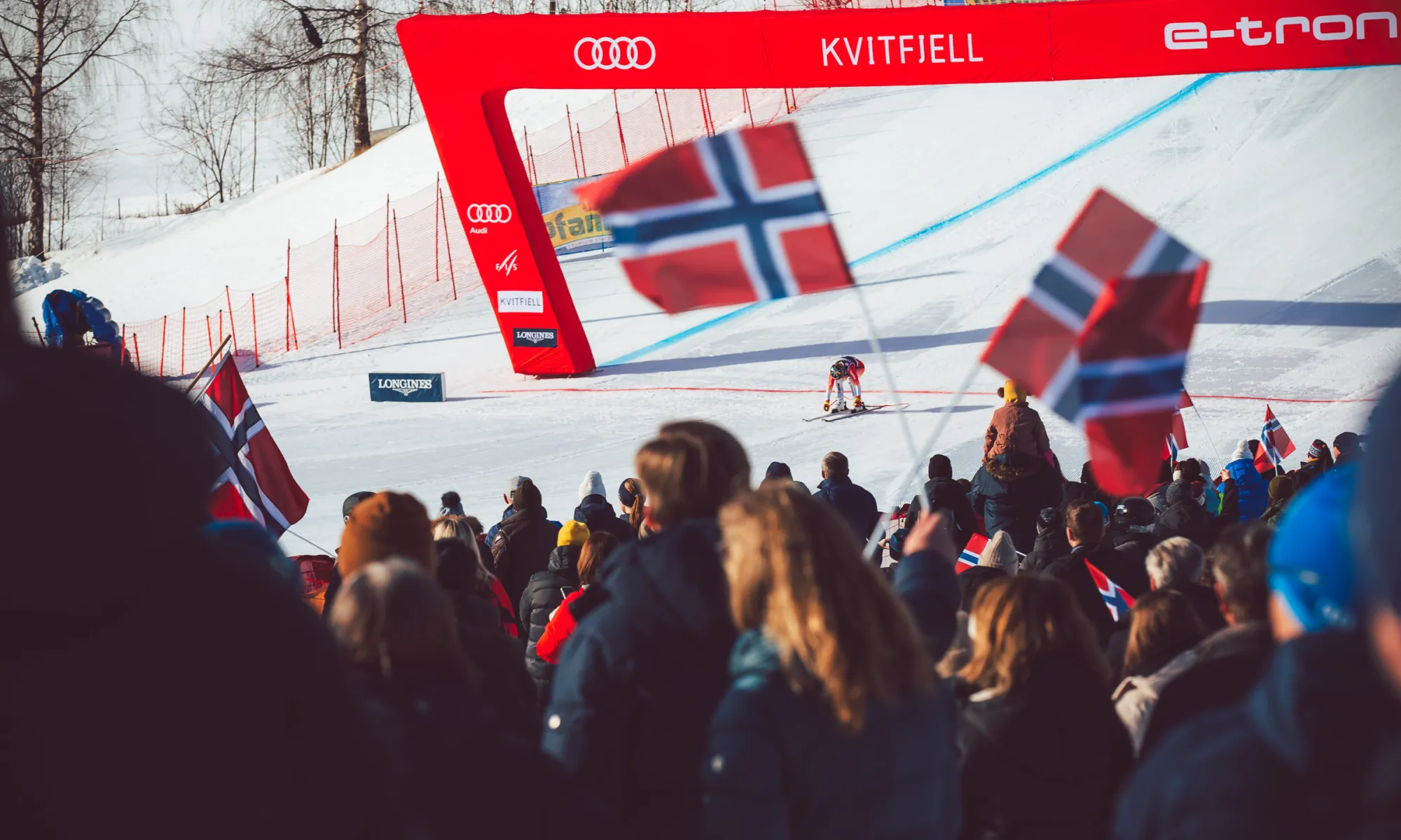 Folkefest i Kvitfjell under WC.