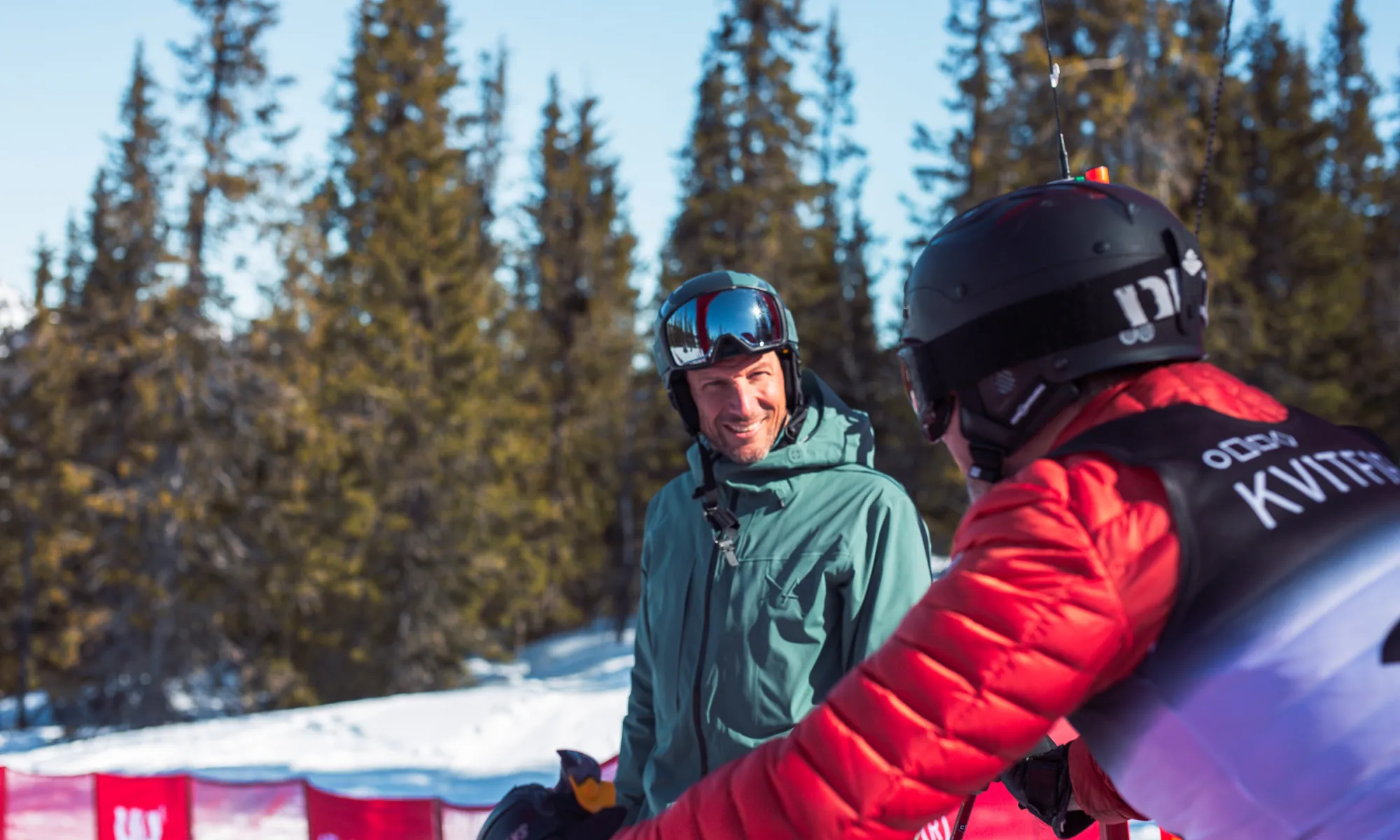 Aksel Lund Svindal og Varden Utfor.
