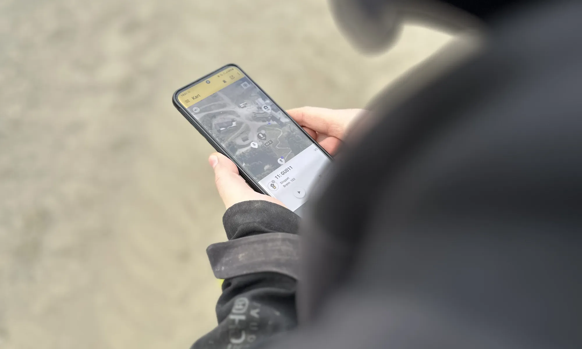 Snøkanoner og lanser kan styres via en app på smarttelefon.