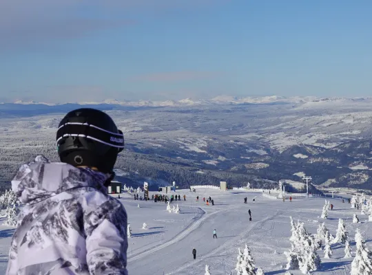 Kald Morgen i Hafjell Utsikt