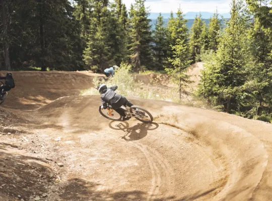 Hafjell Bike Park Løype på sommeren