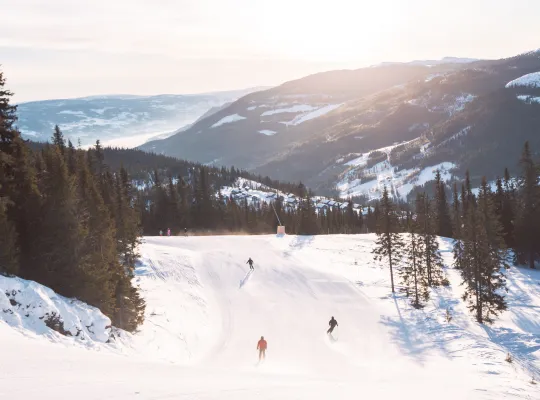 vinterferie i Kvitfjell