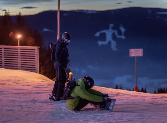 Kveldskjøring hafjell fakkelmann 