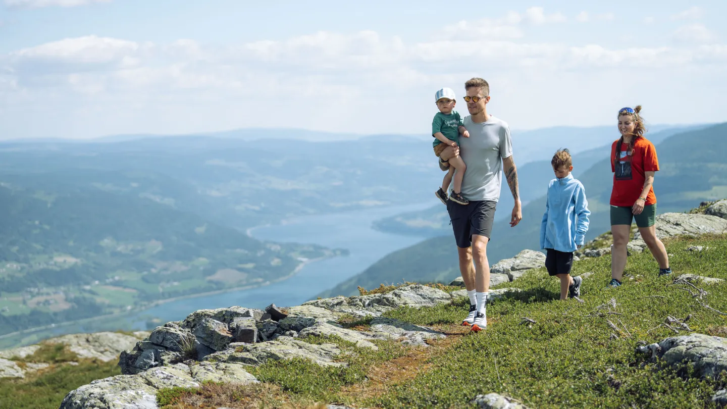 Kvitfjell sommer familie