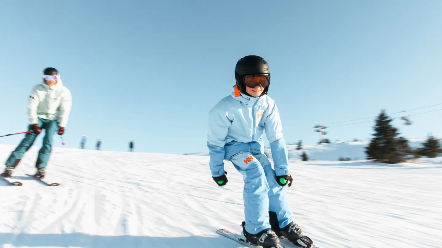 Hafjell ski familie vinter