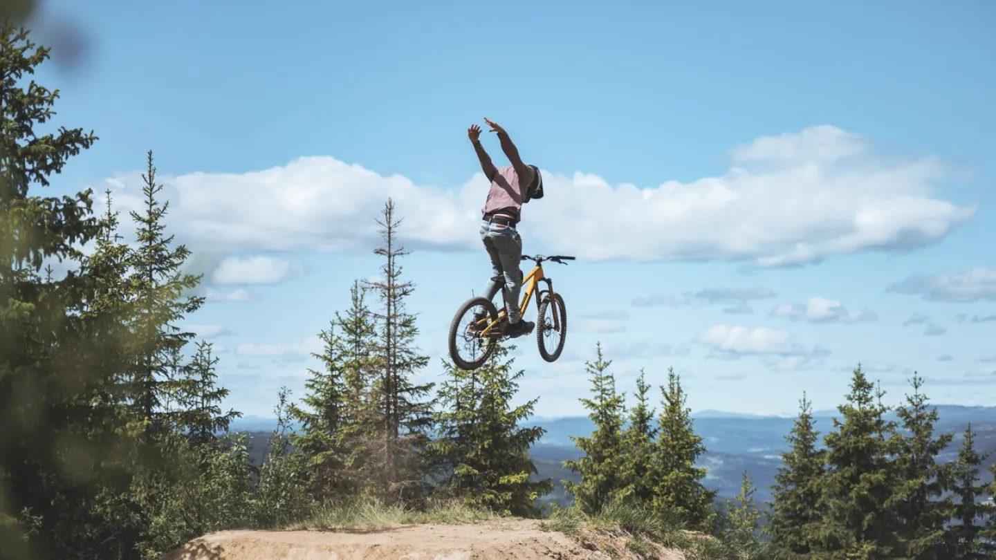 Hopp i Bike Park Hafjell