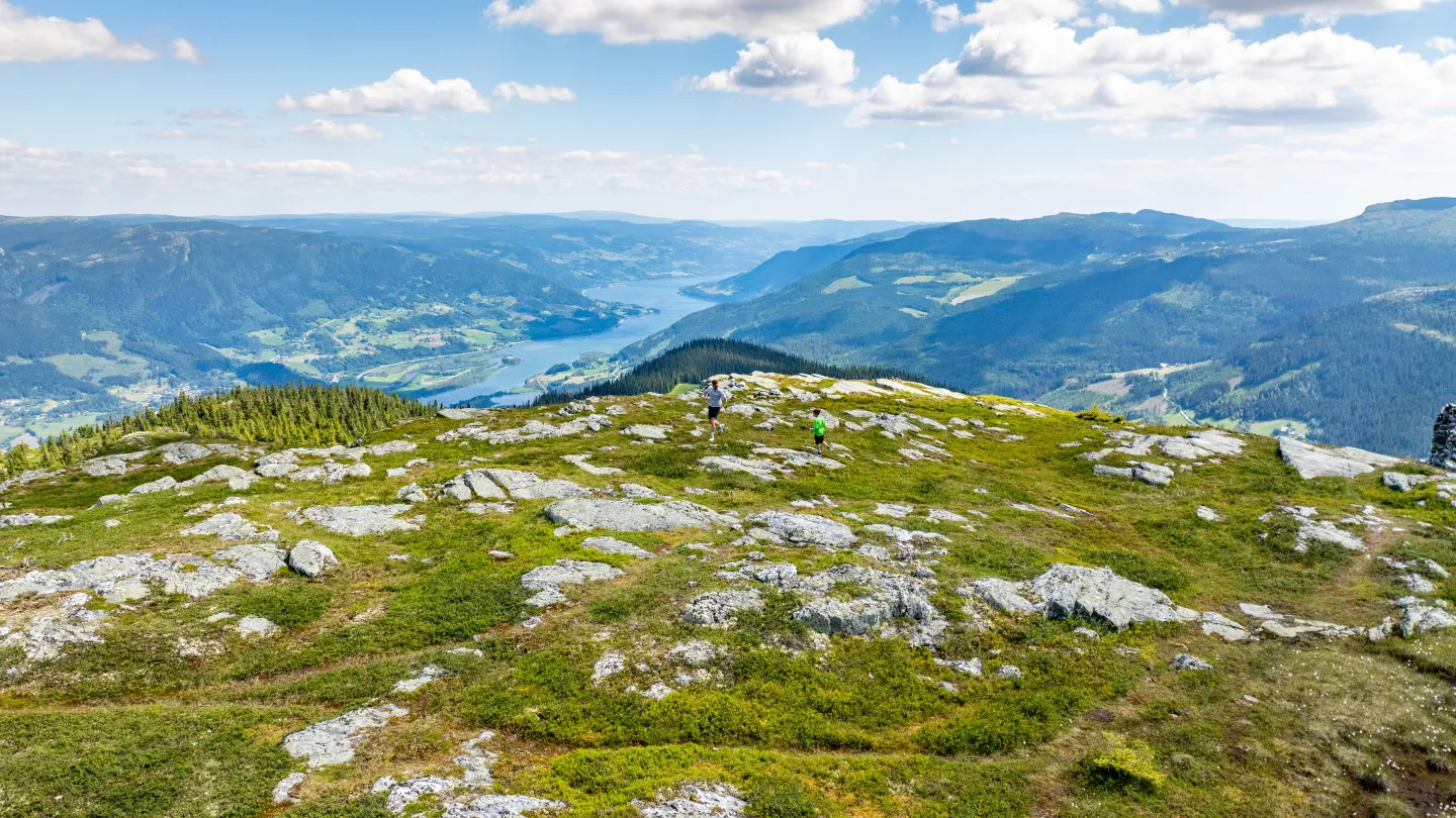 Sommer Kvitfjell utsikt