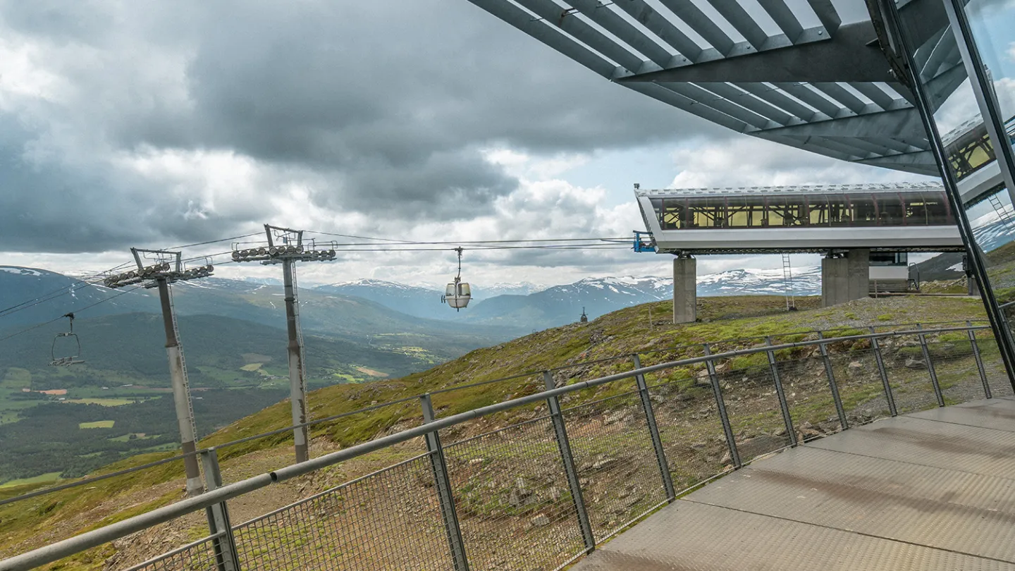 Oppdal The hill Hovden Sommer