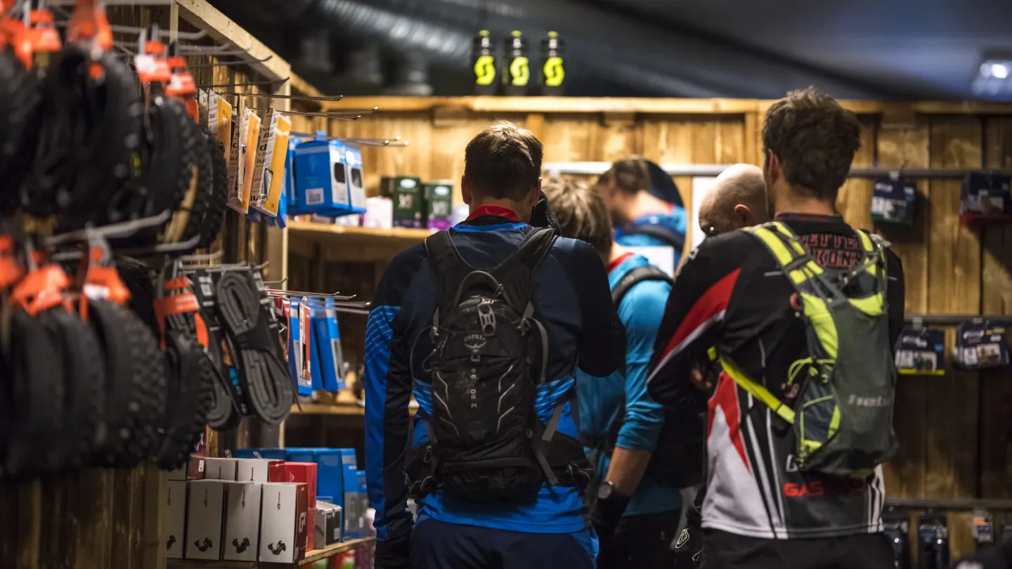 Bike shop Hafjell