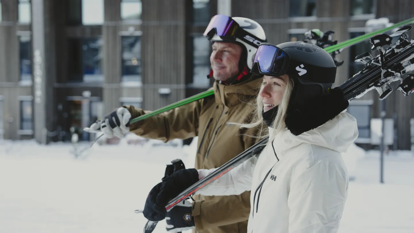 Ski kjærestepar