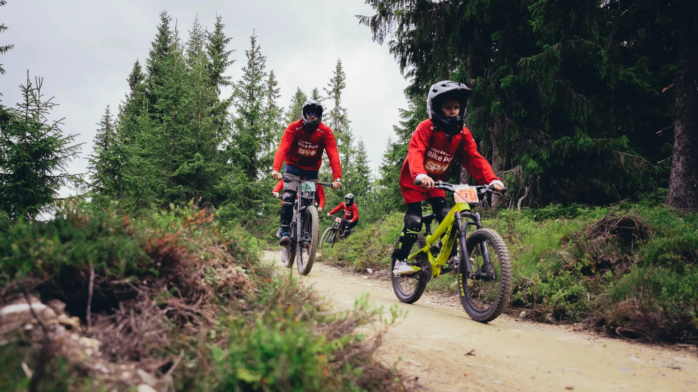Sykkel Hafjell sommer redshirt bikepark