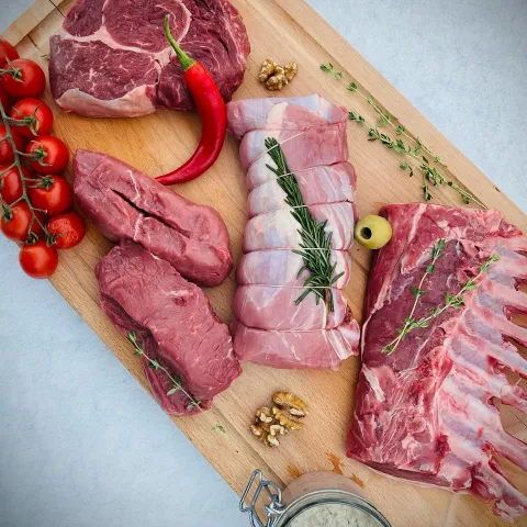 Premium varer på Hev Vestsiden Deli. 