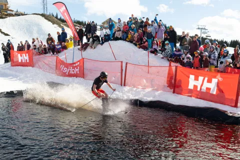 Pond Skim Hafjell